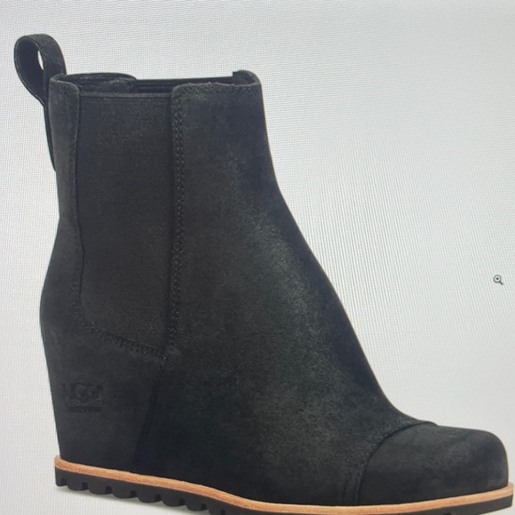 Bootie Suede Ugg Wedge Boot Pax Ugg Pax Wedge Women's Brown